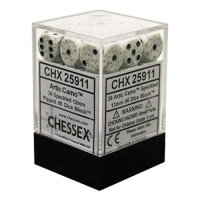 Chessex: Artic Camo Speckled D6 Dice Block (36 Dice)